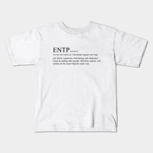 ENTP Personality (Dictionary Style) Light Kids T-Shirt